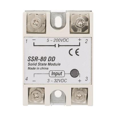 Промислове твердотіле реле DCAC SSR80DD 80A від 332 до 5200 В постійного струму