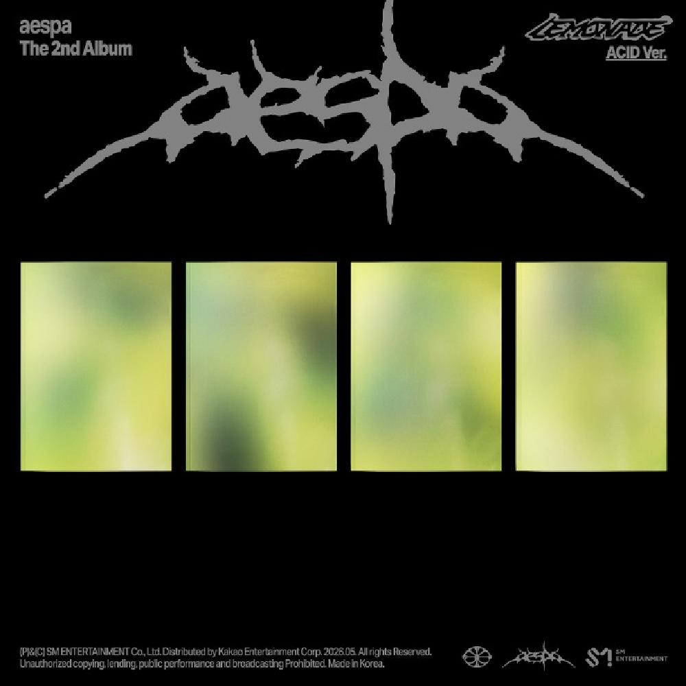 Предзаказ aespa Второй альбом LEMONADE ACID версия Random ver. 1ea