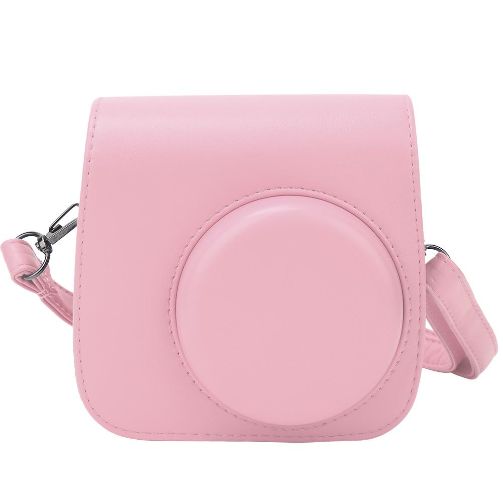 PU Leather Portable Single Shoulder Camera Case Protective Pouch Cover Bag for Fujifilm Instax Mini8 8+ 9
