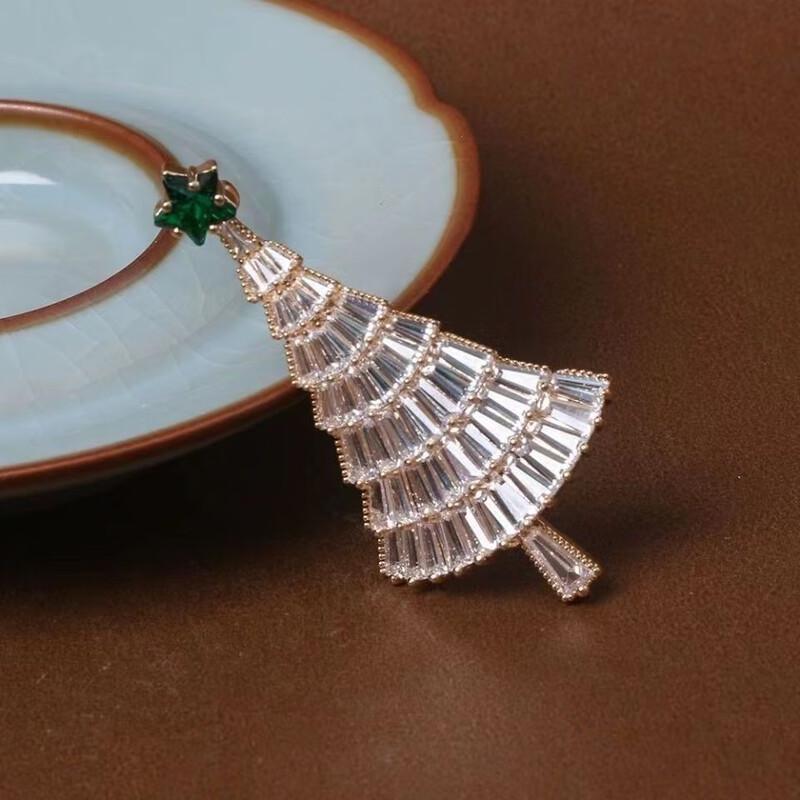 Брошь-булавка «Рождественская елка»