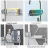 Stainless Steel Kitchen Sink Hanging Storage Rack for Sponges and Cloths