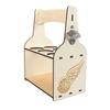 DIY Natural Wood Wine Bottle Rack Rustic Wooden Beer Bottle Stand Decoration for Home Kitchen Wine Bottle Storage