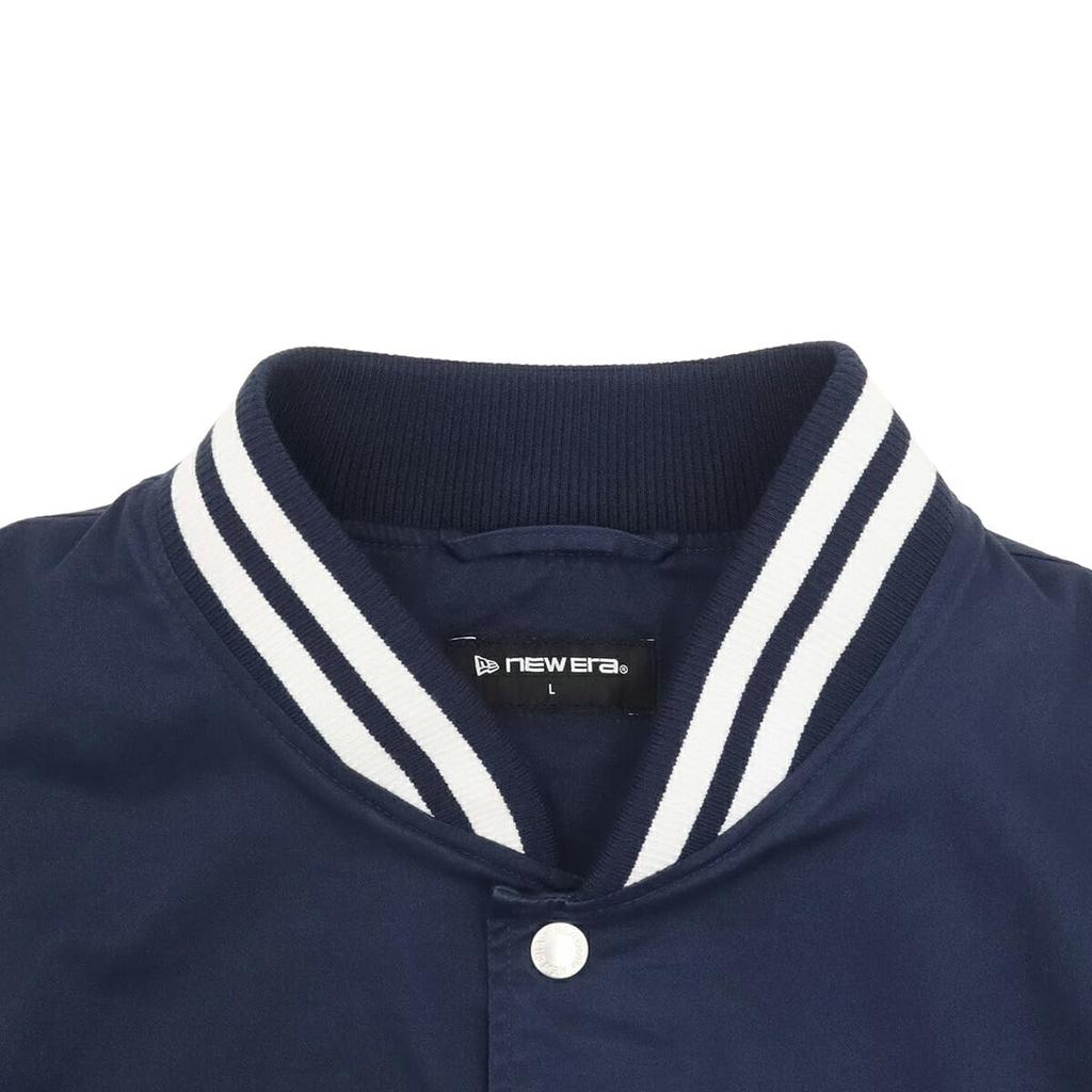 NEW ERA Stretch Cotton Varsity Jacket 15129451 NER37G1029 New York Yankees Size M Navy/Blue