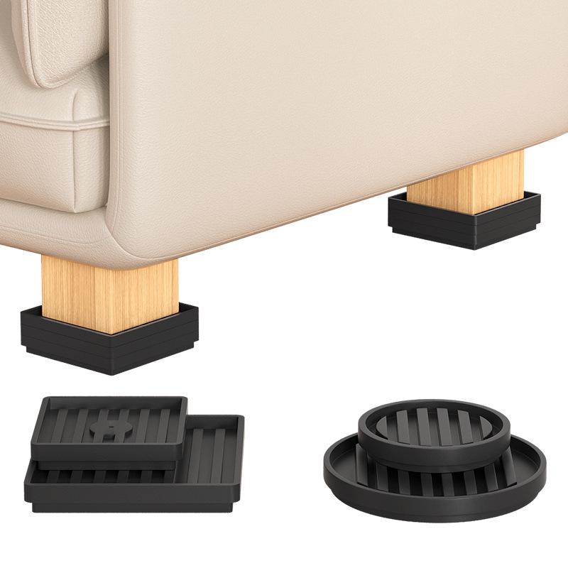 Non-Slip Furniture Lifts: Scratch-Proof, Silent, Durable Height Boosters for Tables, Chairs, Beds, Sofas, Coffee Tables.