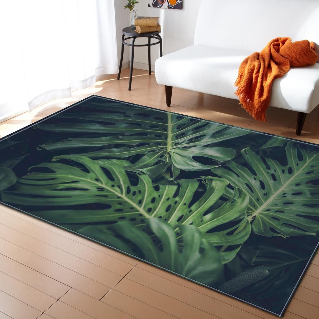 Animal And Plant Living Room Carpet Bedroom Dining Room Floor Mat Pattern Size