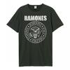 Tricou Clasic Amplificat Unisex pentru Adulți cu Sigiliul Ramones
