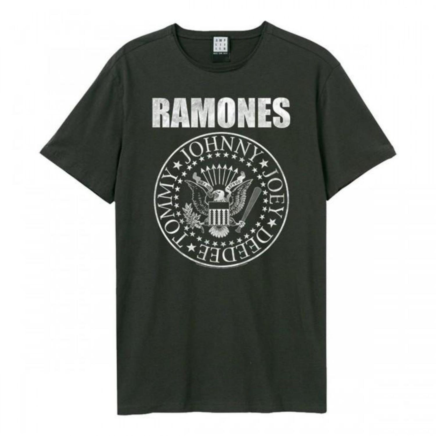 Amplified Unisex Adult Classic Seal Ramones T-Shirt S чёрный