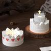 DIY Love Circular House Candle Holder Candle Cup Holder Mold House Shape Round Silicone Decoration Candlestick Holder Mold