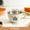 WORTHBUY 170ML Mini Water Cup Tumbler For Kids Students Removable 304 Stainless Steel Double Layer Milk Coffee Mug With Handle
