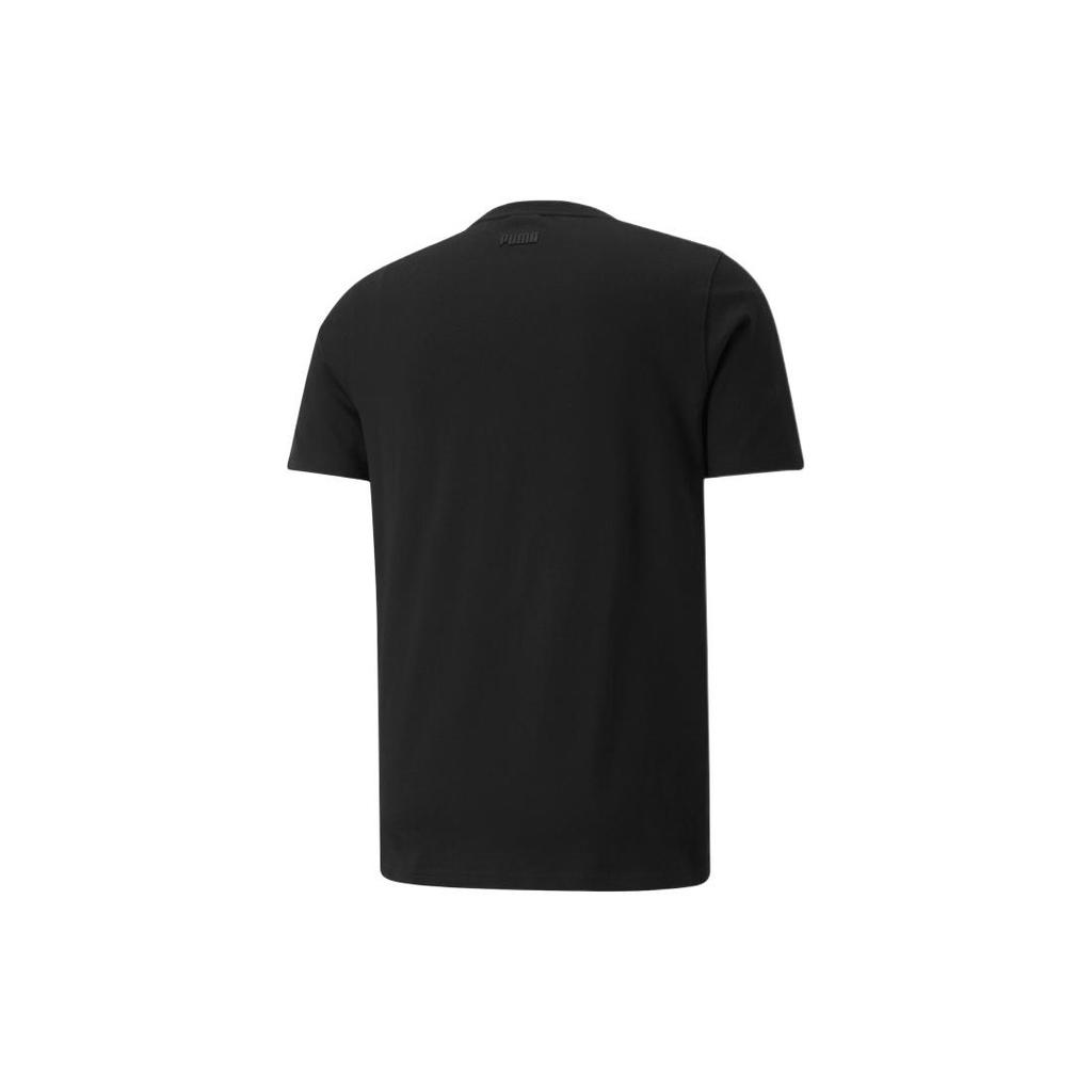 PUMA Qualifier Basketball Short Sleeve T-Shirt 'Black White' Men's 532106-12