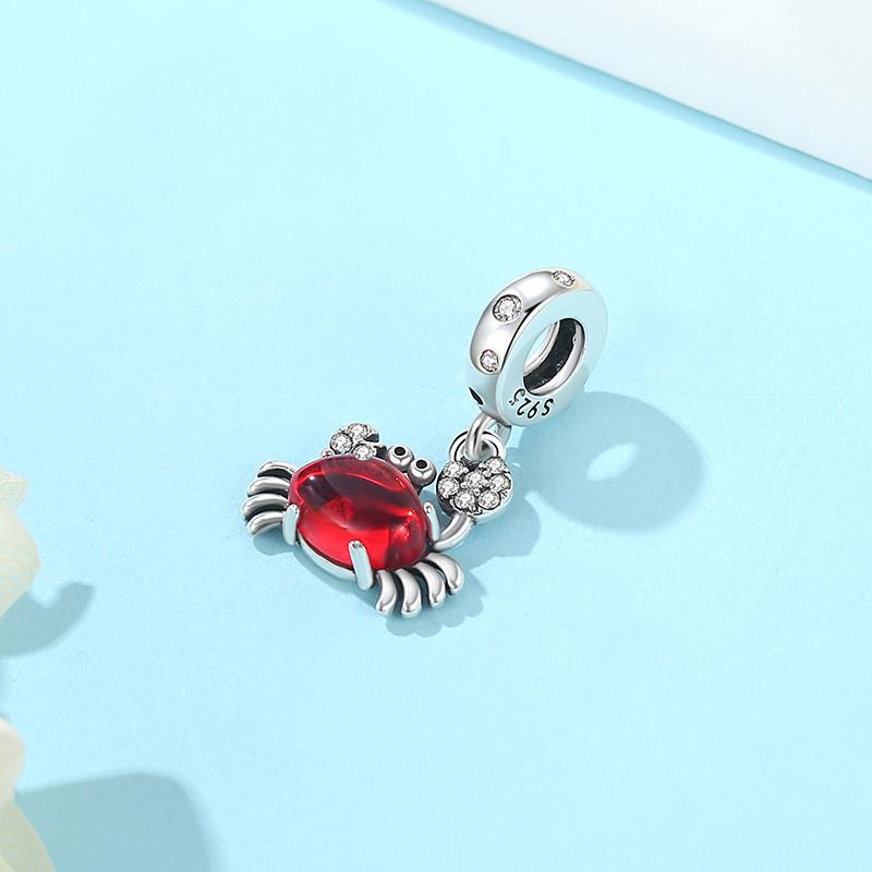 Original 925 Silber Charms Meeresschildkröte Perlen Glas Murano Pave Zirkonia Passend für Armbänder Halsketten Damen DIY Schmuck Geschenk