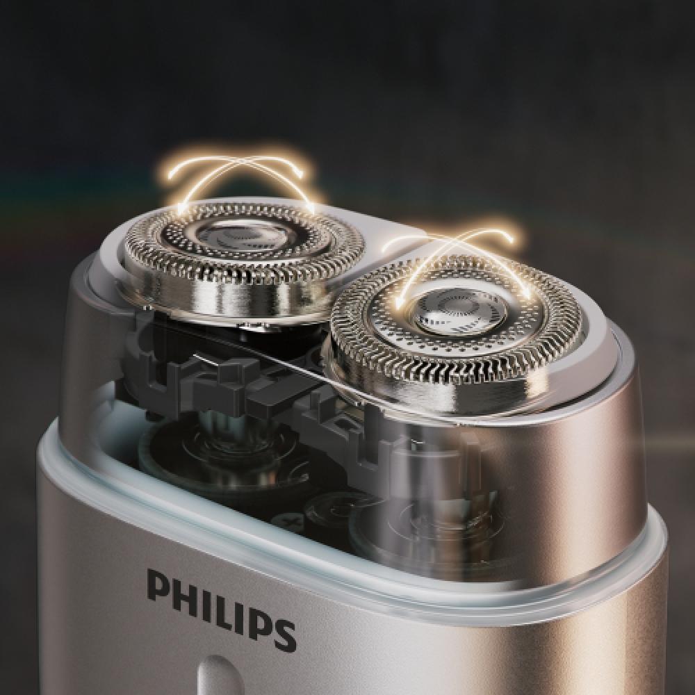 Philips Kompakt Pro Tragbarer Elektrorasierer Silber S793 06