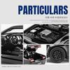 1:22 Dodge Challenger SRT Hellcat American Police Vehicle Enthusiasts Alloy Metal Diecast Model Car Sound Light Gift For Friend