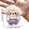 Cute Plush Sheep Keychain Portable Cartoon Sheep Doll Funny Backpack Pendant  Birthday Gift