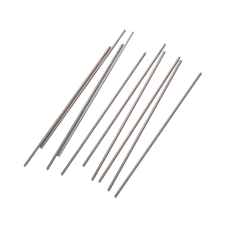 10Pcs 2*100mm Metal Model Axle Gear Shaft Diameter 2mm DIY Toy Car Accessories