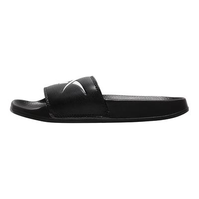 Klassische Pantolette Weiche Sohle Bequeme Flache Sport-Pantoletten Unisex-Sandalen Schwarz Weiß CN0212