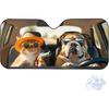 Car Sun Shade 57 ×27 In Foldable Automotive Front Window Sunshade Protector UV Protection Car Decoration Universal Vehicle Interior Accessories