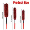 3Pcs Wheel Cleaning Brush Car Wheel Detailing Brush Cleaning Tools for Car Rim Tire Washing Micro Fiber Wheel Wand Auto Care