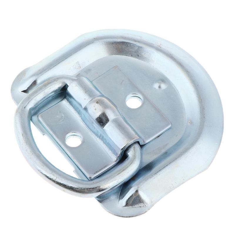 Heavy Duty D Ring Tie Down Anchor Metal Lashing Ring Flatbed Strap Cargo Accessory for Utility Trailer