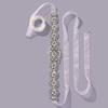 Elegant Bridal Wedding Dress Waistband - European & American Style Party Accessory