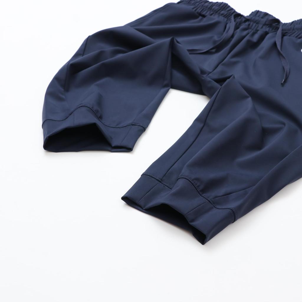 Champion Tech Cropped Dark UV Logo Women's Weave® Pants, CW-BS204, Navy, Quick-Drying, Stretch, Protection, One-Point