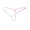 women pearl crotchless lingerie underwear Thongs T-pants