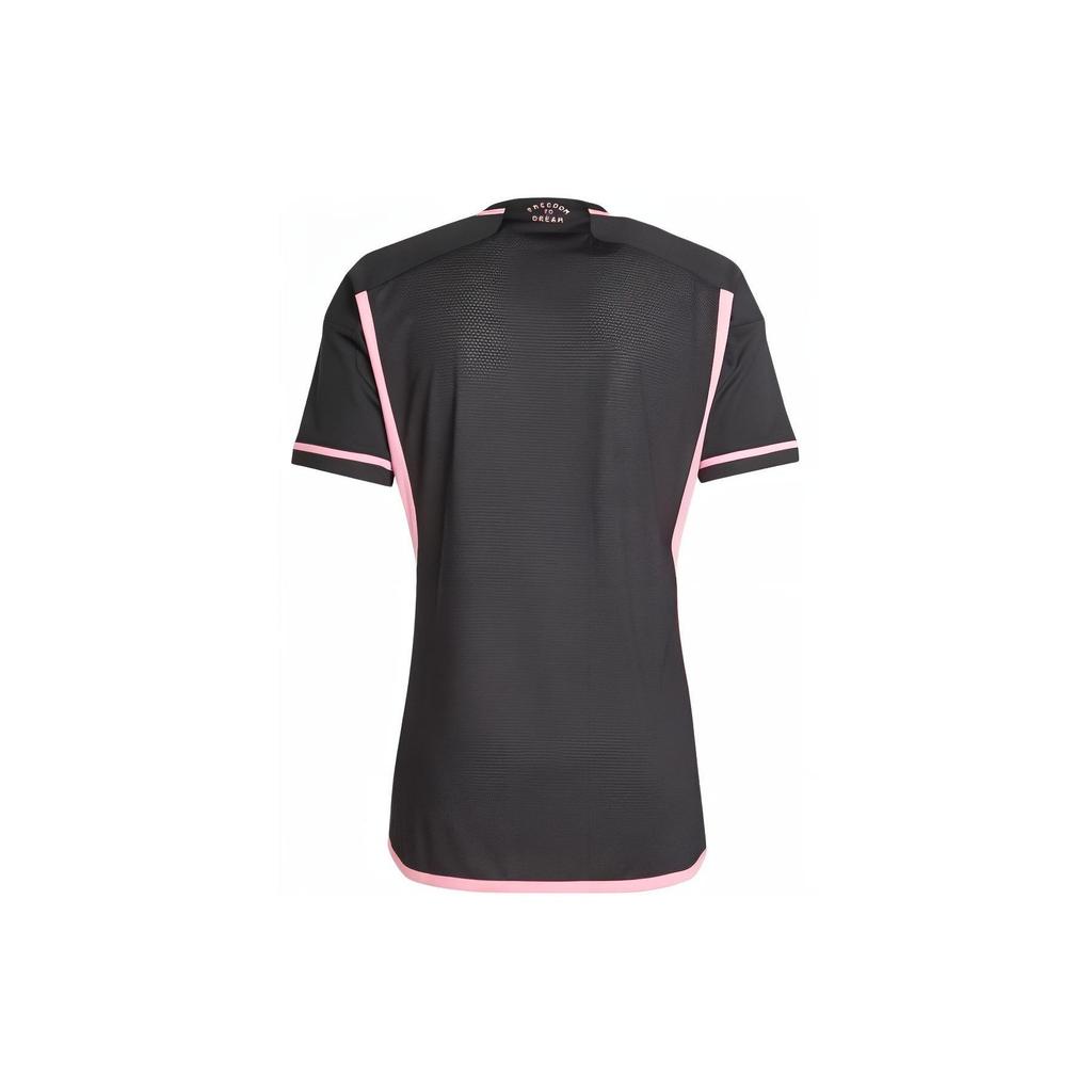 Adidas Inter Miami CF 23/24 Away Quick-Dry Football Jersey, Player Edition Men Tops Black IS4874