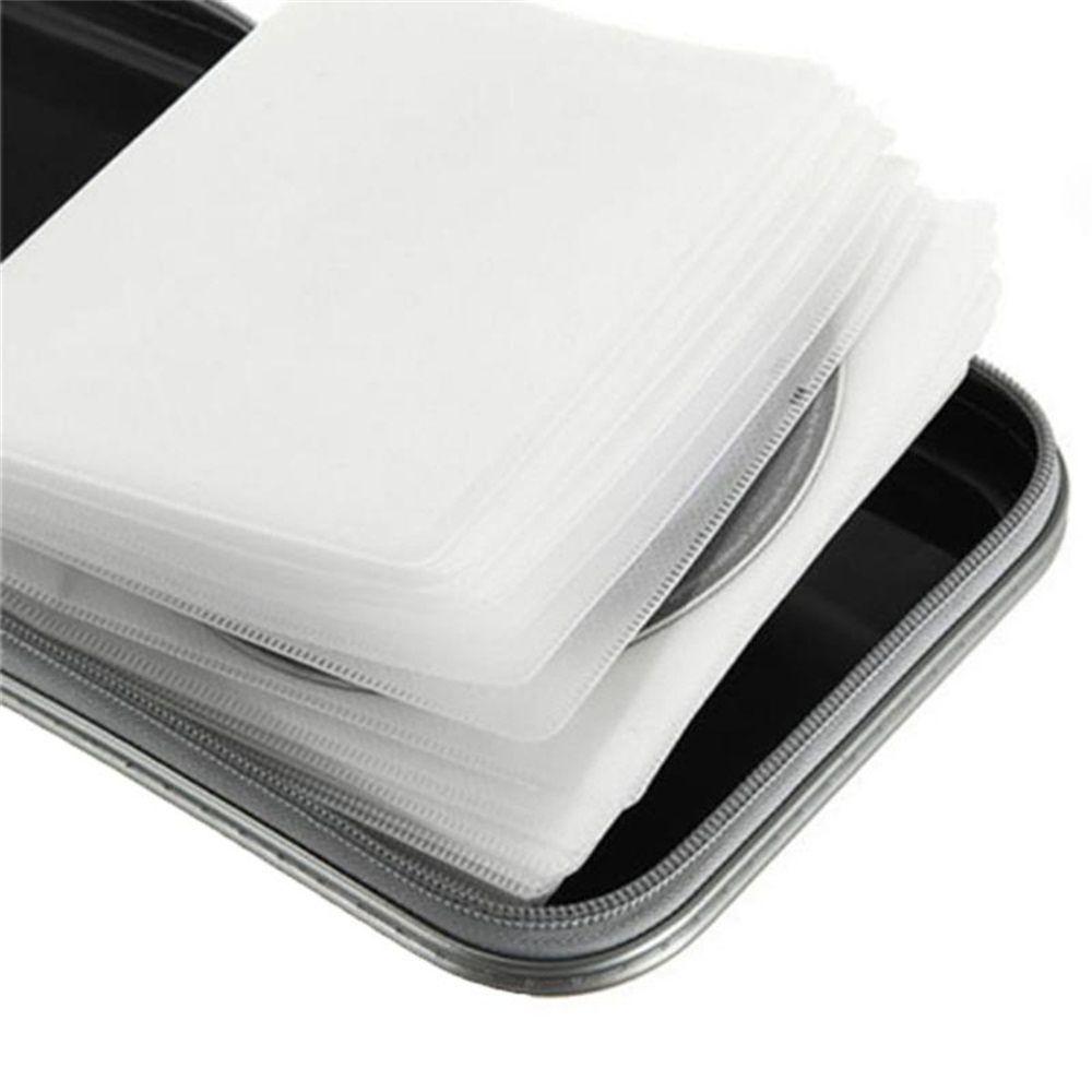 40 Disc Portable Wallet Album Hard Box Double-side Storage Sleeve Organizer CD DVD Case