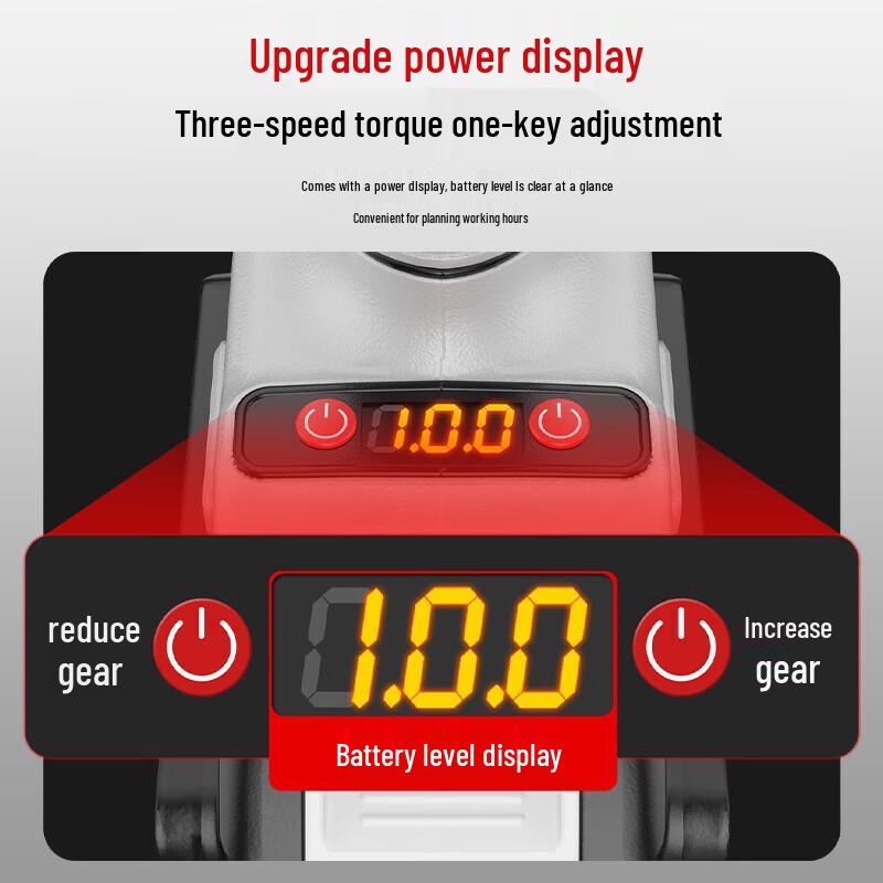 Oulaide Brushless Cordless Impact Wrench CN Plug (adapter Included)