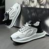 Platform Men's Shoes New Autumn Breathable Mesh Sports Running Casual Trend Small White Tide Shoes
