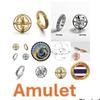 Thai Amulet Vintage Astronomical Ball Rings Unisex Women Men Rotating Cosmic Protect Charm Talisman Powerful Wealth Success Health Luck Jewelry
