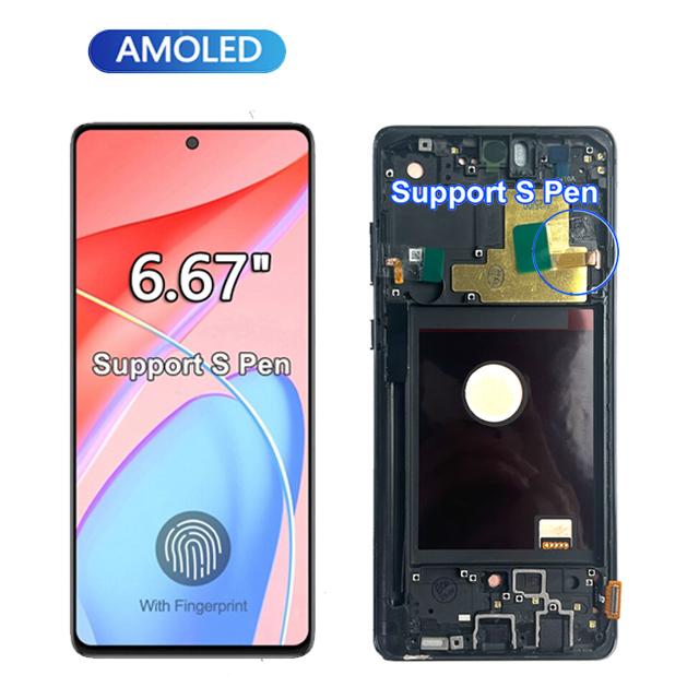 Display AMOLED Per Samsung Galaxy Note10 Lite Display LCD Touch Screen Digitizer Per Samsung Note 10 Lite SM-N770F Display LCD