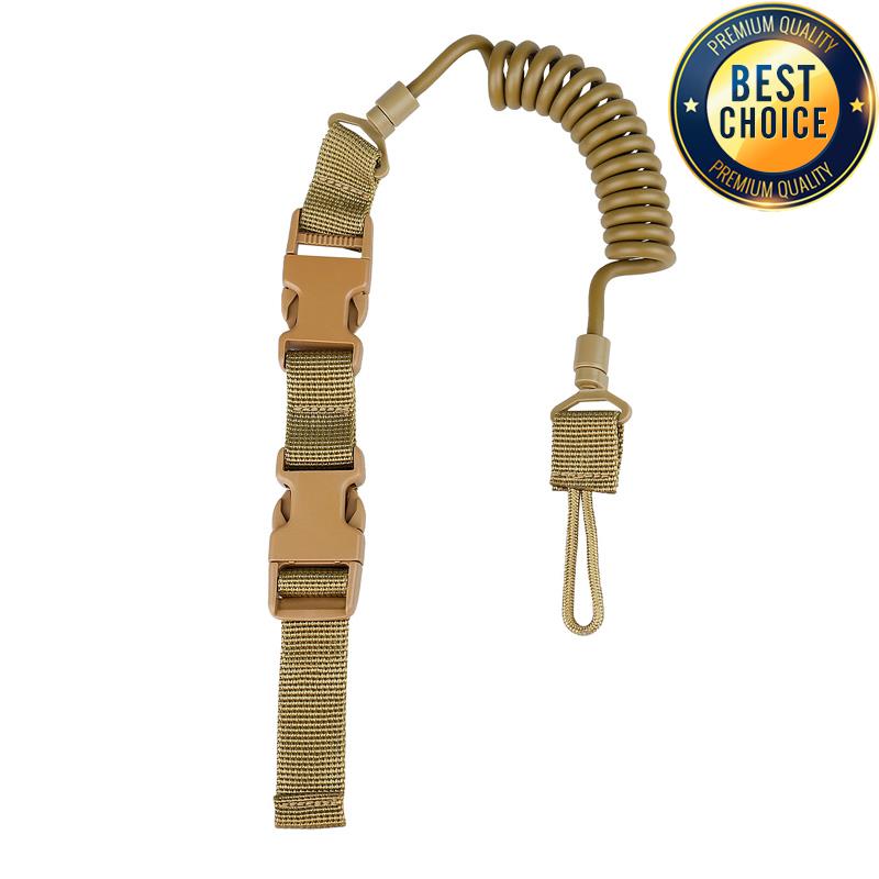 Tactical Two Point Rifle Sling Lanyard Spring Multipurpose Gun Rifle Sling Strap Pistol Shooting Shotgun Accessories