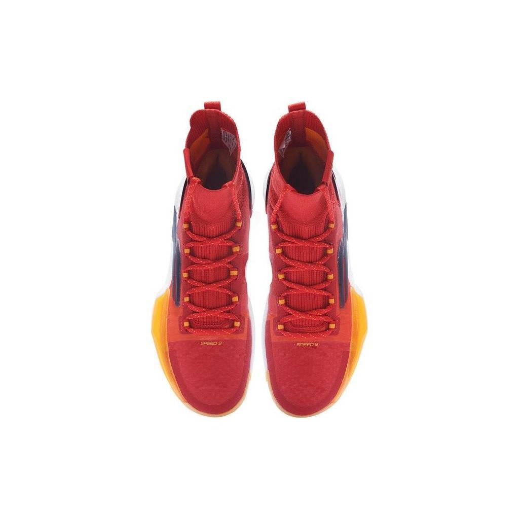 Li Ning Speed 9 Ultra Textile, Synthetic Leather Cushioning Slip Resistant Abrasion Resistant High top Basketball Shoes ABAT013-6