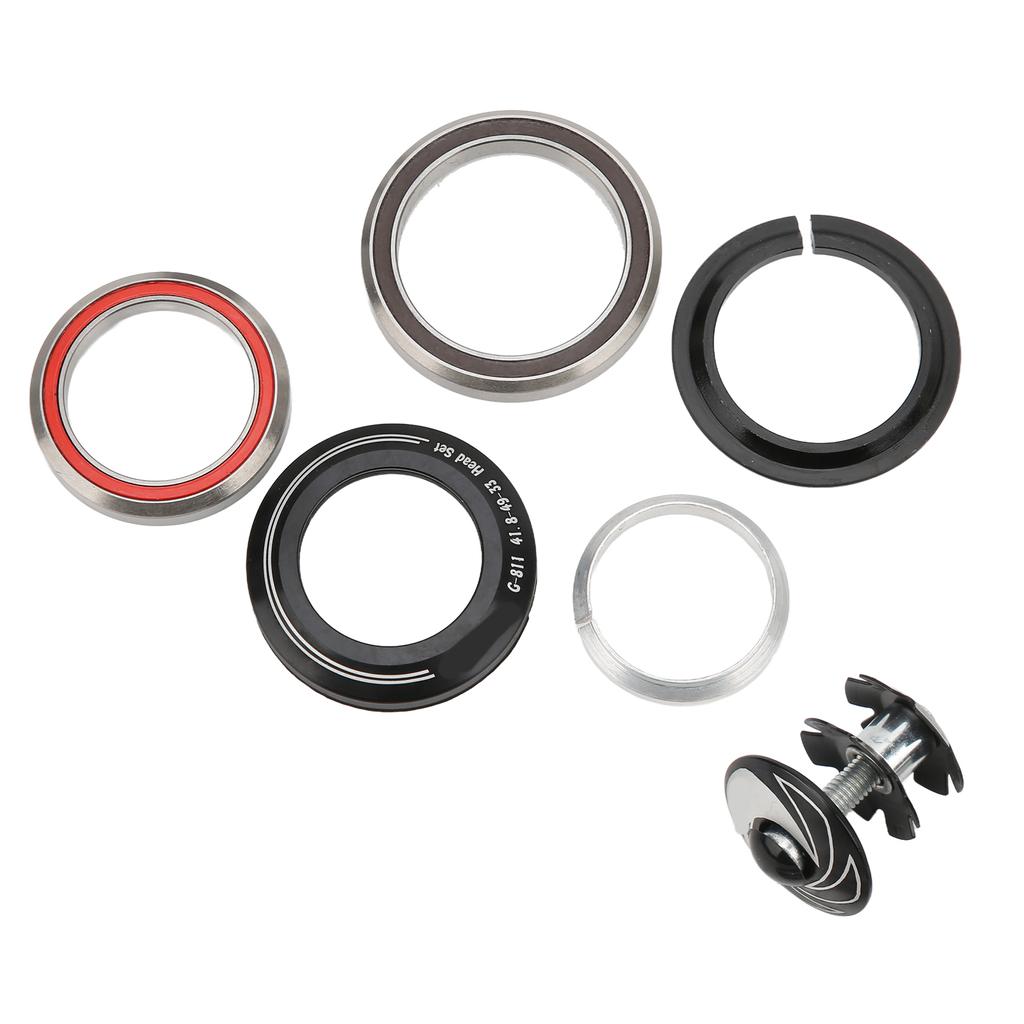 Fahrrad Steuersatz Aluminiumlegierung Exquisite Verarbeitung Stark Langlebig Hohe Festigkeit Einfache Installation Fahrradzubehör