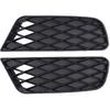 2Pcs Front Driver and Passenger Side Outer Lower Fog Light Cover for Honda Civic 2009-2011
