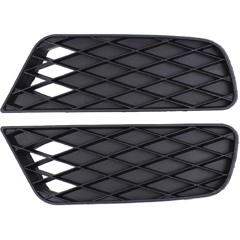 2Pcs Front Driver and Passenger Side Outer Lower Fog Light Cover for Honda Civic 2009-2011
