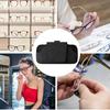 Solglasögonhållare för bilvisir Magnetisk glasögonklämma Fodral PU-läder Solglasögon Glasögon Fäste Glasögonorganisatör För Kvinnor