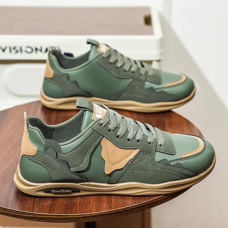 Fashion New Autumn Men's Shoes Breathable Lightweight Sneakers Trendy Versatile Driving Walking Tennis Shoes for Men Sports Casual Shoes