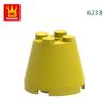 Non-Toxic 35Pcs/Lot 6233 3X3X2 Cone Building Blocks Moc Compatible With All Brand Circular Bricks Children'S Diy Toys Gift Box