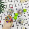 Regenbogen-Perlen Squishy Stressball - Fidget Sensorisches Klebriges Spielzeug, Stressabbau für Erwachsene, Perfekte Partygeschenke & Geschenke