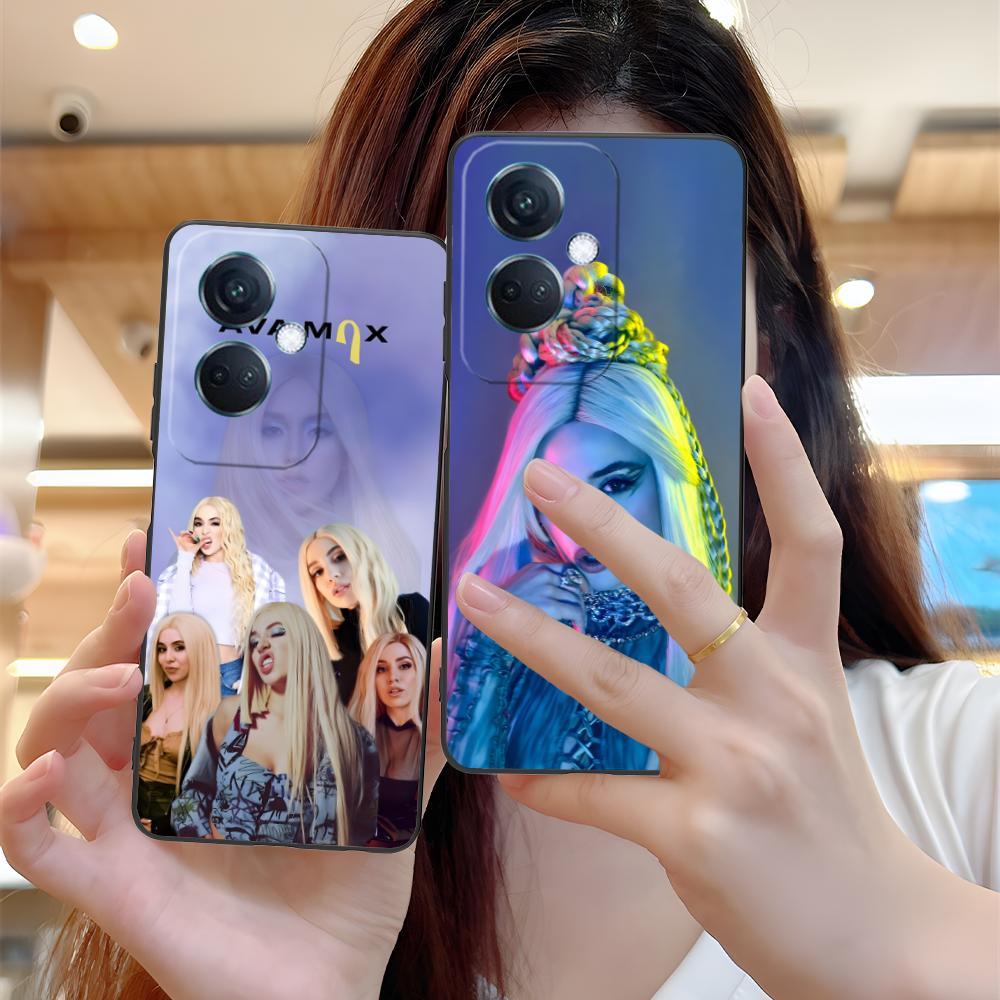 Fashion Ava Max Matte TPU Mobile Phone Case for OPPO Reno 14 13 12 11 10 9 8 7 6 5 F T Pro 5G Colorful Printing Cover