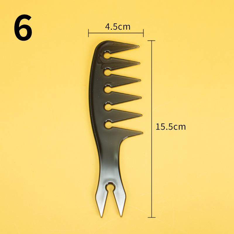 

Мужская расческа для укладки с зачесом назад - Изогнутый дизайн для текстурных, пышных причесок, Идеально подходит для использования в барбершопе.