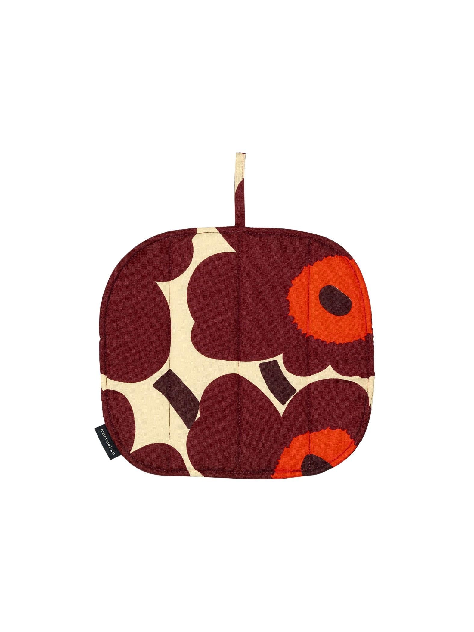 

Marimekko Pieni Unikko Pot Holder, Women s, 52_1_52259475652, Vanilla, Wine Red, and Red