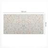 Protective Vinyl Mat For Companies And Offices Terrazzo Symmetrical 100X50 Cm
