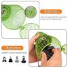 110V-220V Reptile Heat Lamp Shade Green Ceramic Heat Mesh Cover Heater Guard For Chicken Lizards Turtle Brooder Snake