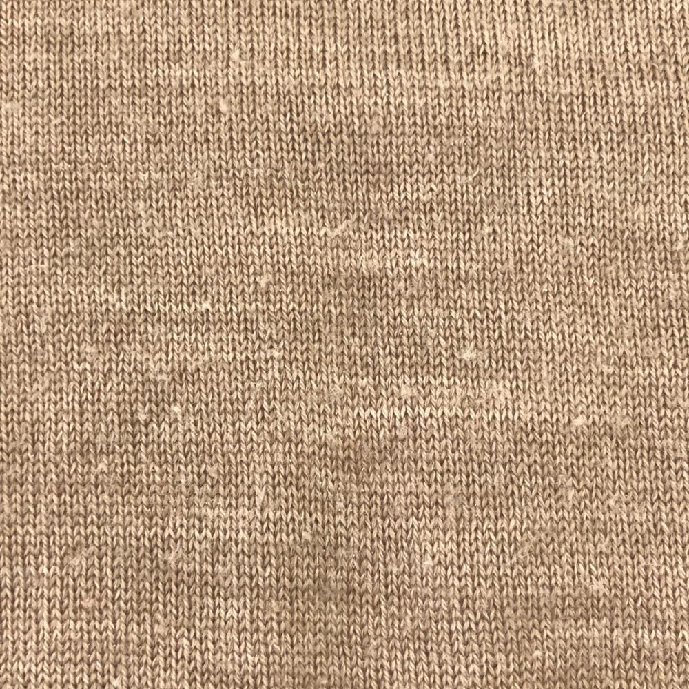 LOVEMOSCHINO wool blend Long sleeve knit 44 Beige x white sweater Women Used