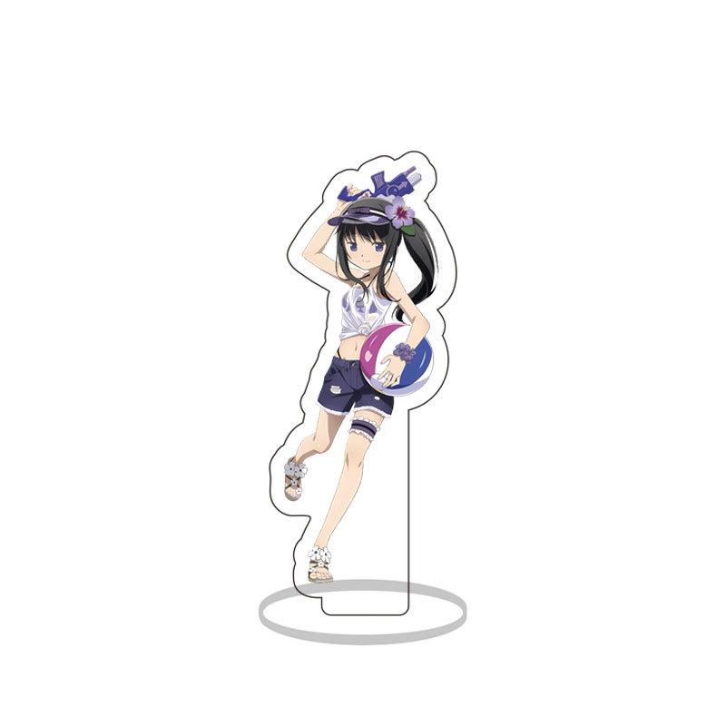 

8Cm Magic Girl Small Round Acrylic Standing Card, Deer Eye Round, Xiao Meiyan, Animation Peripheral Desktop Setting 8cm*5PCS