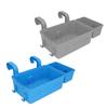 Poolside Storage Basket Thickened Swimming Pool Hanging Basket with Cup Holder for 2.3in Or Less Top