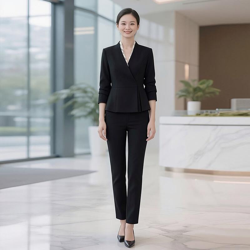 Teluoman Women s Professional Suit Set 2XL